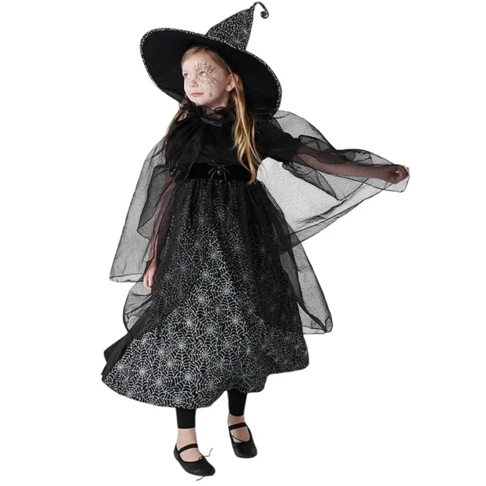 Pottery Barn Glow-in-the-Dark Witch Halloween Costume Size 4-6T
